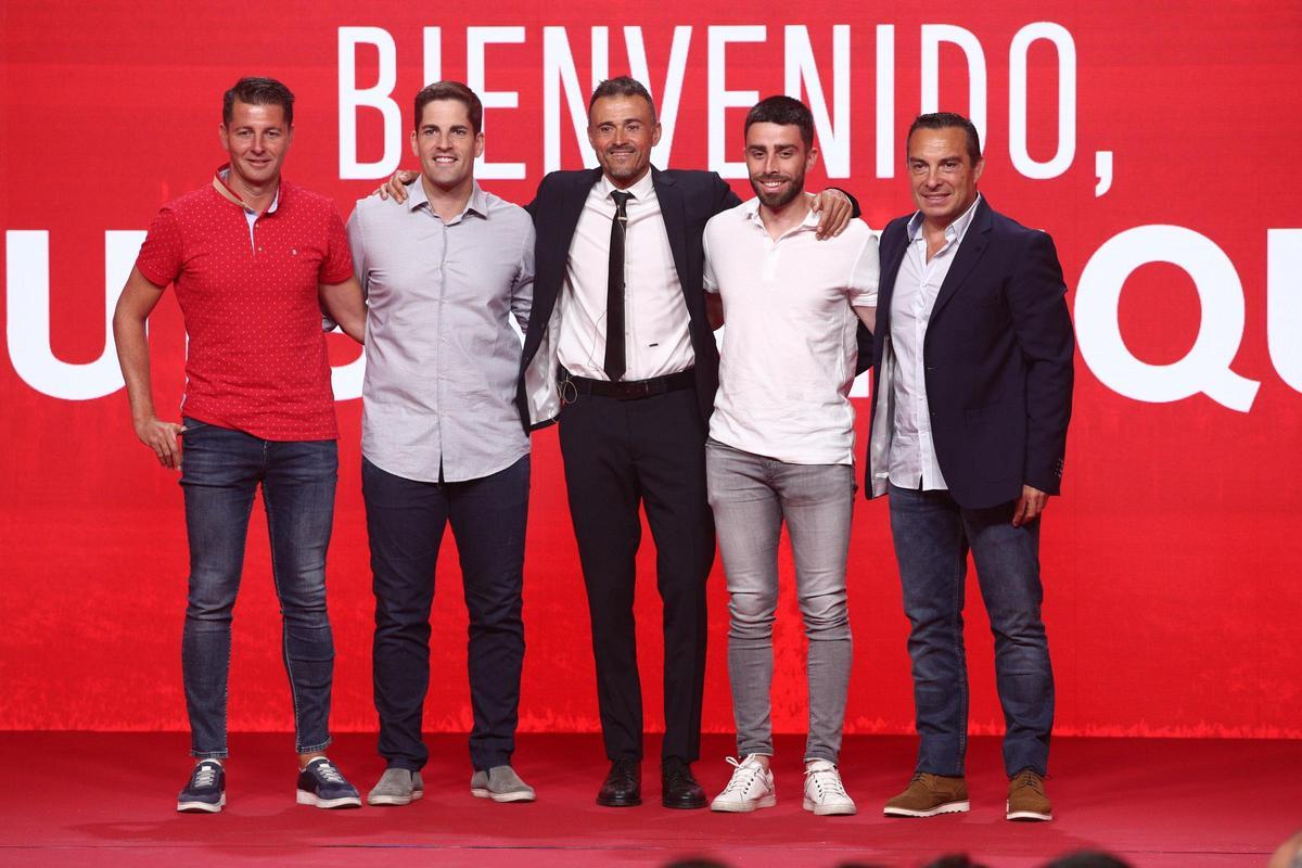 Robert Moreno, along with Luis Enrique during their time in the National Team