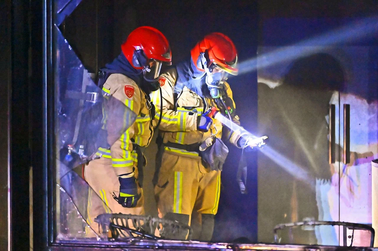 Fire brigade responds to fire in Veldhoven (photo: Rico Vogels / Heitink Press Agency).