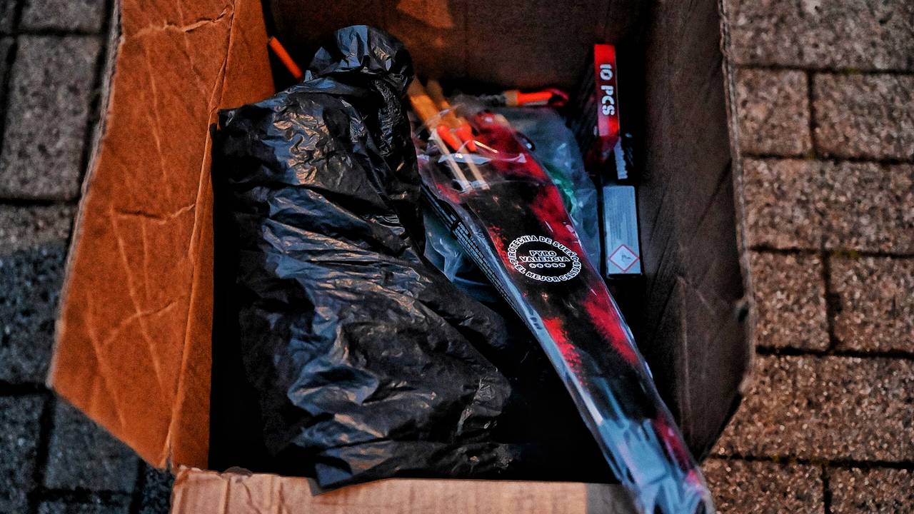 Homemade explosives found in Tilburg house (photo: Persbureau Heitink).
