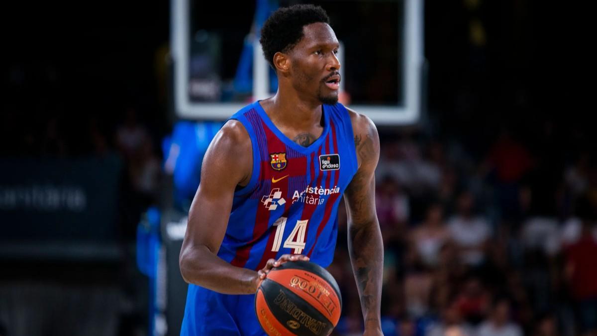 Nigel Hayes-Davis, during his time at Barça