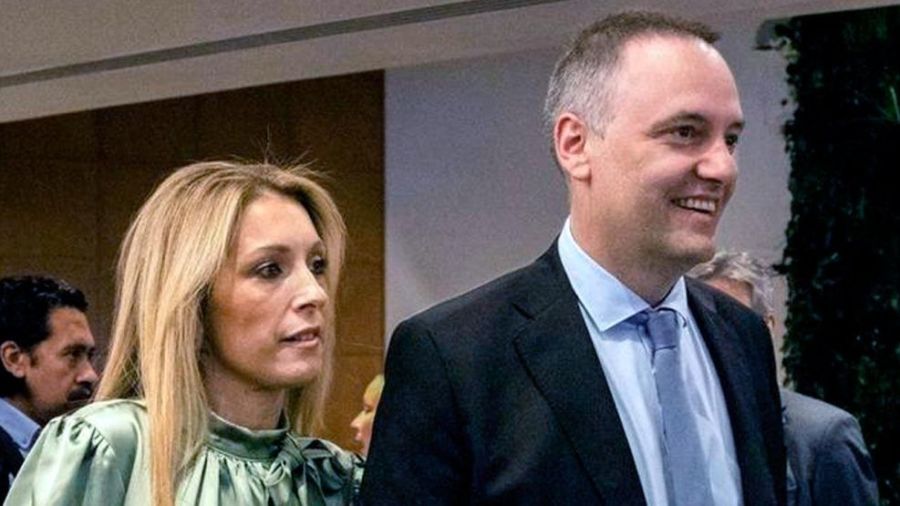Manuel Adorni and Bettina Angeletti