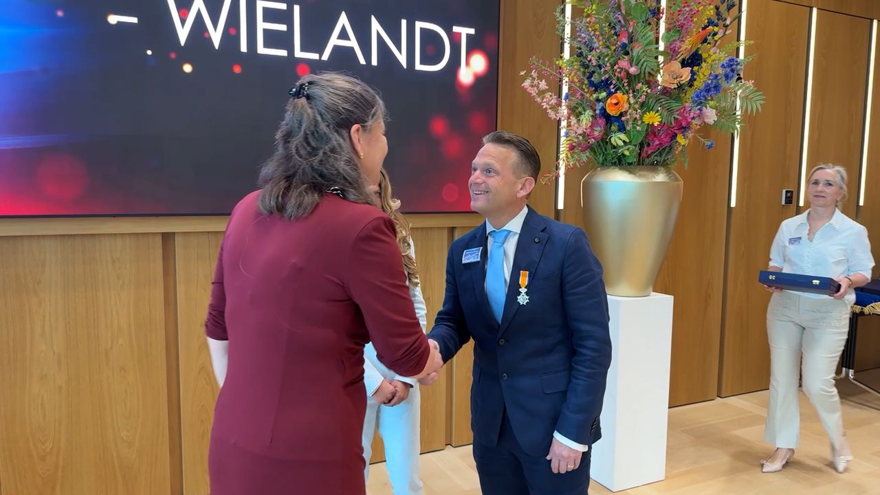 Wesley has received his ribbon (photo: Pieter Soethout).