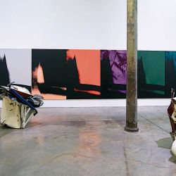 Works by Andy Warhol and John Chamberlain. | Photo: Courtesy Proa