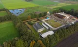A drinking water basin near the village of Vroomshoop in the province of Overijssel.