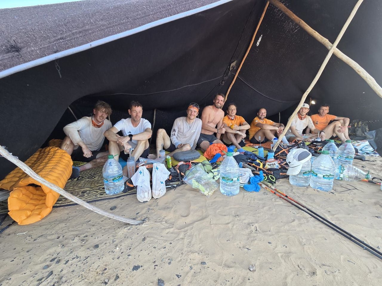 The tent where André slept in all week (photo: private).