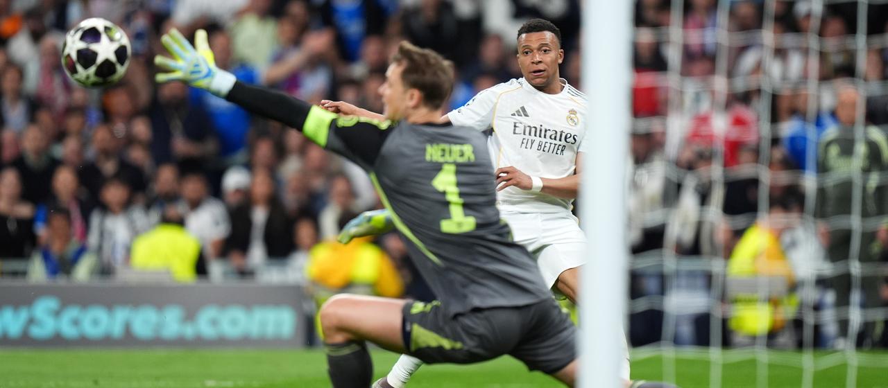 Madrid's Kylian Mbappe fails because of Manuel Neuer