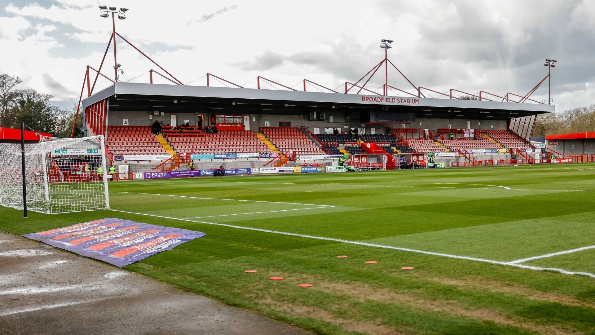 The Broadfield Stadium: The women of Brighton & Hove are still playing in the small arena. The Broadfield Stadium: The women of Brighton & Hove are still playing in the small arena.