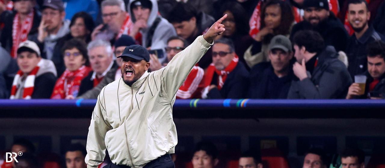 Vincent Kompany, coach FC Bayern Munich, at the Champions League duel with Real Madrid
