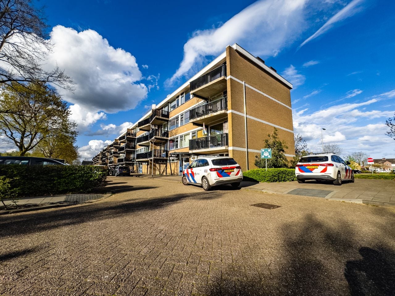 The flat in which the deceased person was found (photo: Lucas Lammers / Heitink Press Agency).