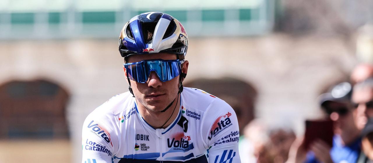 Remco Evenepoel during the 2nd stage of the Tour of Catalonia
