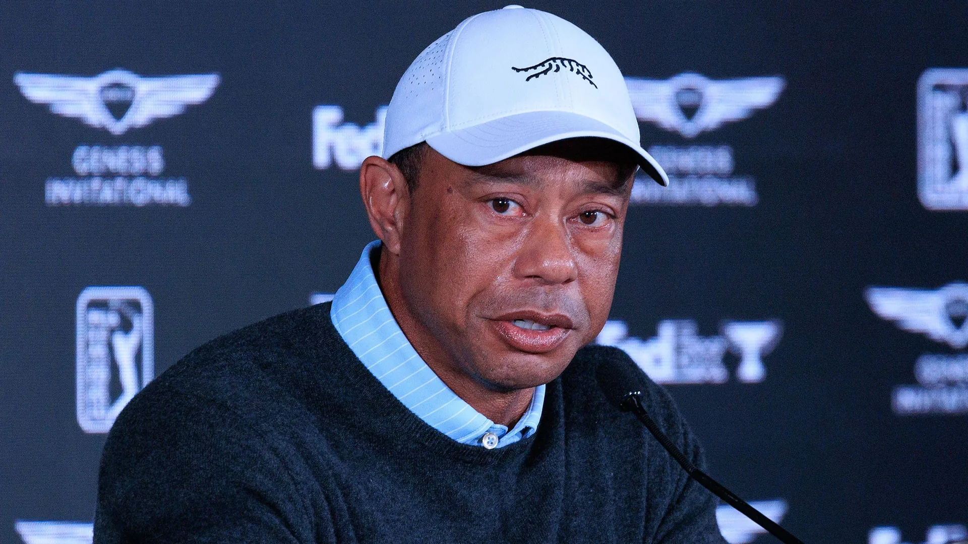 Tiger Woods at a press conference in February: The 50-year-old repeatedly has personal problems. Tiger Woods at a press conference in February: The 50-year-old repeatedly has personal problems.