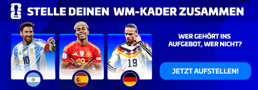 Create your personal World Cup squad now.