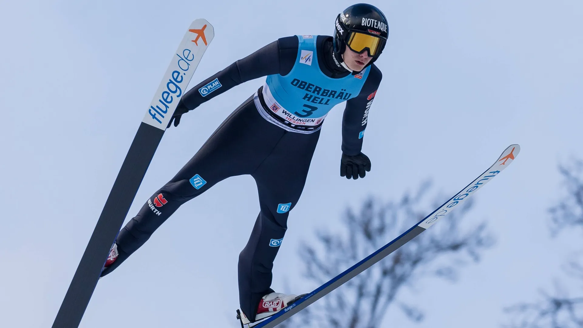 Justin Lisso at a competition in 2023: The former ski jumping talent later struggled with injuries.