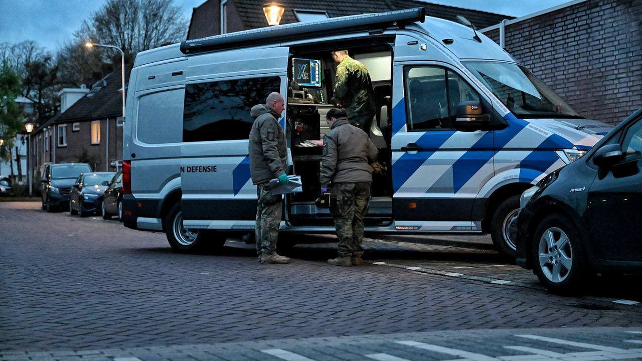 Homemade explosives found in Tilburg house (photo: Persbureau Heitink).