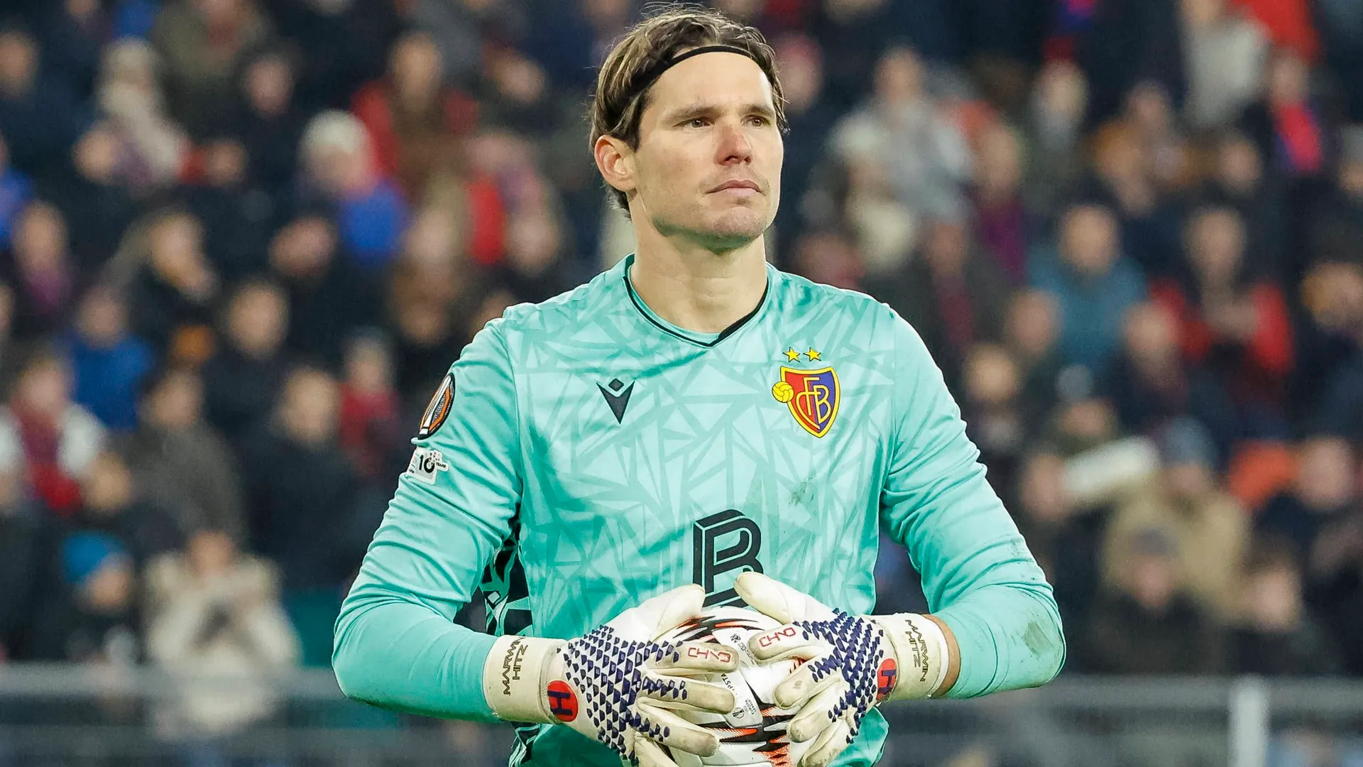 Marwin Hitz in action: The goalkeeper has been playing for FC Basel since 2022. Marwin Hitz in action: The goalkeeper has been playing for FC Basel since 2022.