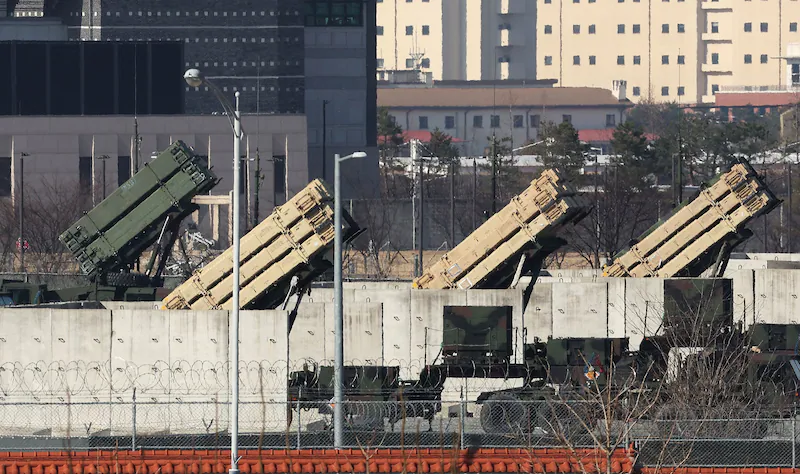 Patriot aviation systems at an American base in Pyeongtaek, South Korea. (08/03/26)