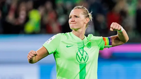 Wolfsburg's Alexandra Popp | IMAGO / Beautiful Sports Wolfsburg's Alexandra Popp