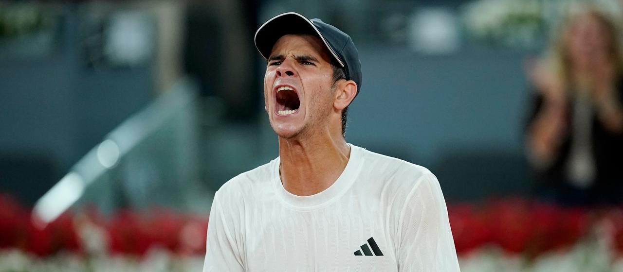 Spain's Rafael Jodar at the ATP Tour in Madrid