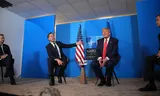 THE HAGUE, NETHERLANDS - JUNE 25: US President Donald Trump (R) and NATO Secretary General Mark Rutte speak to media at the start of the second day of the 2025 NATO Summit on June 25, 2025 in The Hague, Netherlands. Among other matters, members are to approve a new defense investment plan that raises the target for defense spending to 5% of GDP. (Photo by Andrew Harnik/Getty Images)
