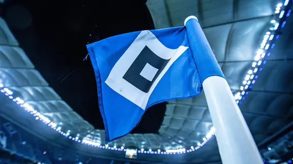 HSV corner flag in the Volksparkstadion | Witters HSV corner flag in the Volksparkstadion
