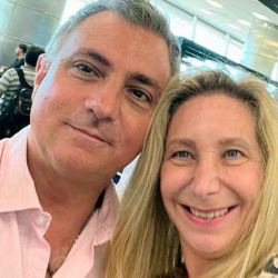 Sebastian Pareja and Karina Milei | Photo: CEDOC