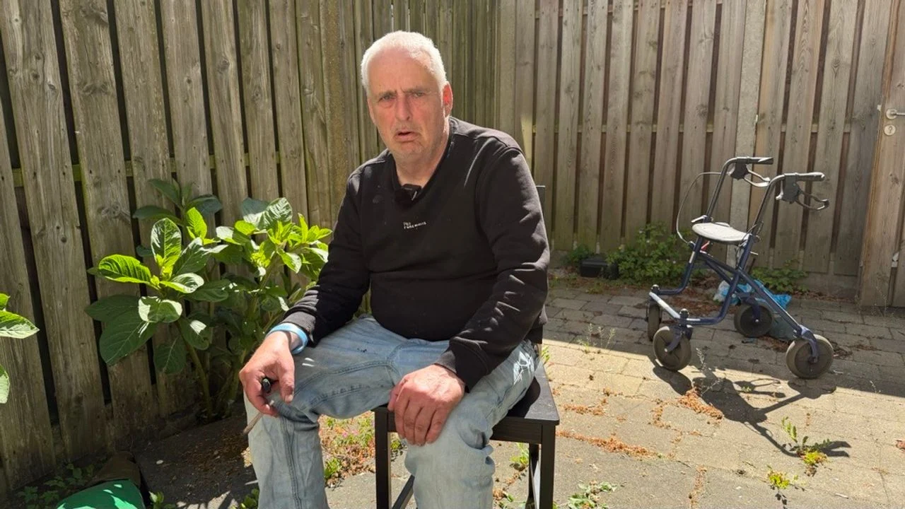 Teun van Maurik is at his wits' end. His mobility scooter was stolen (photo: Ruud Ritzen).
