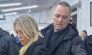 Manuel Adorni and Bettina Angeletti