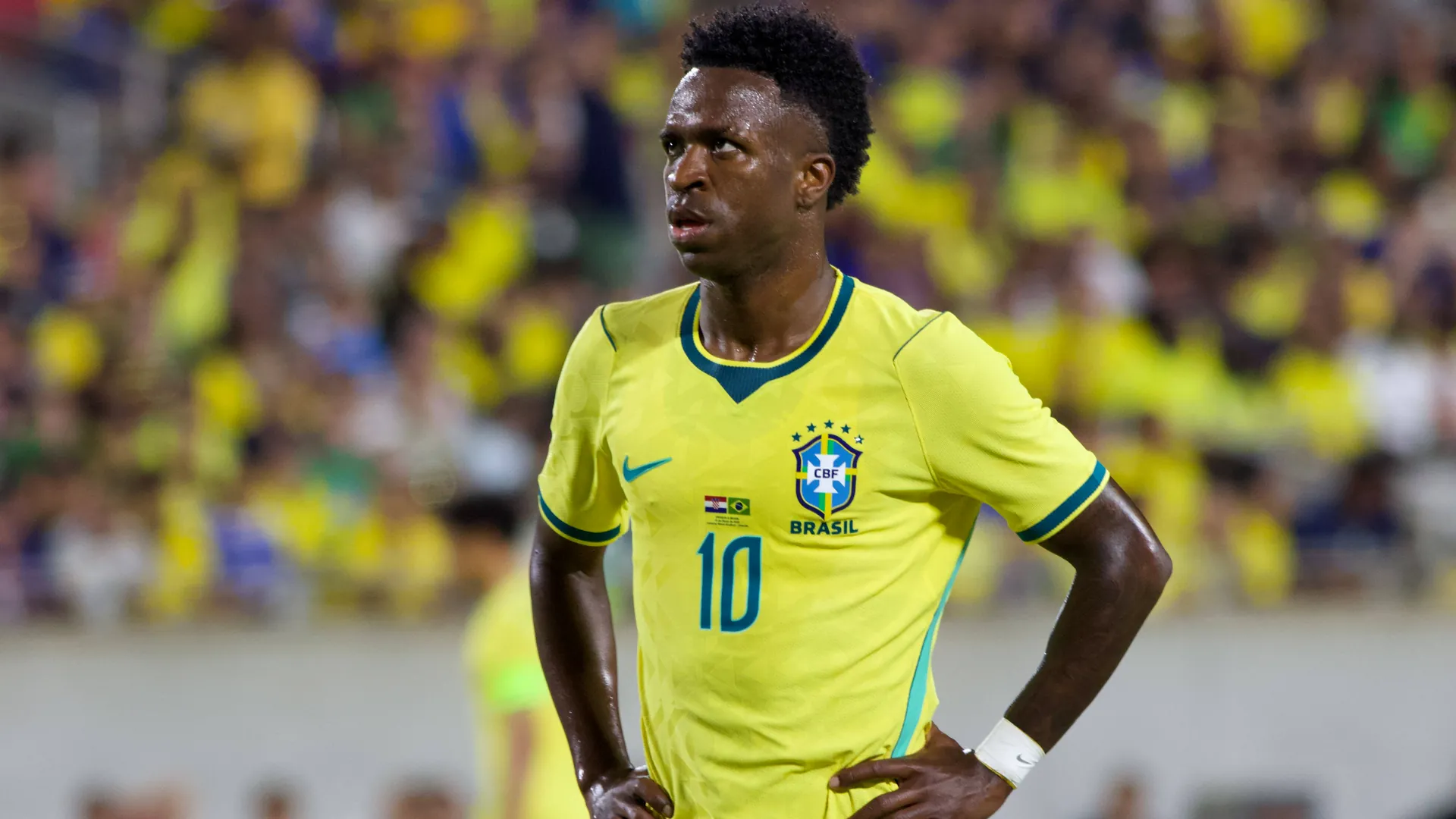 Vinicius Junior in the Brazil jersey: The attacker has appeared in 47 international matches for his country so far. Vinicius Junior in the Brazil jersey: The attacker has appeared in 47 international matches for his country so far.