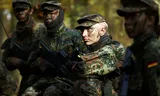 A training session to prepare German soldiers in Ahlen for the defense of their own country and the purpose of NATO exercises. 