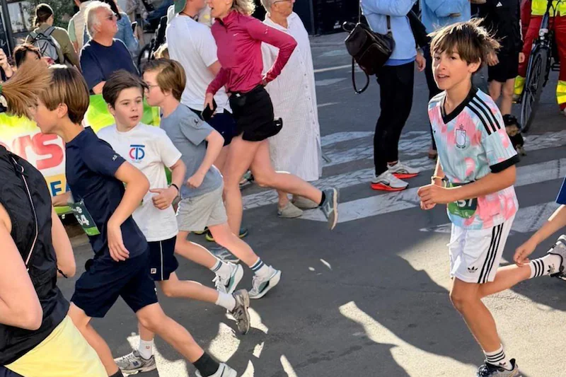 Many children also took part in the Knokke Run