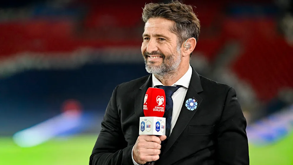 Ex-Verteidiger Bixente Lizarazu als TV-Experte in Frankreich