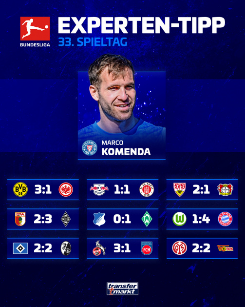 Expert tip 33rd matchday