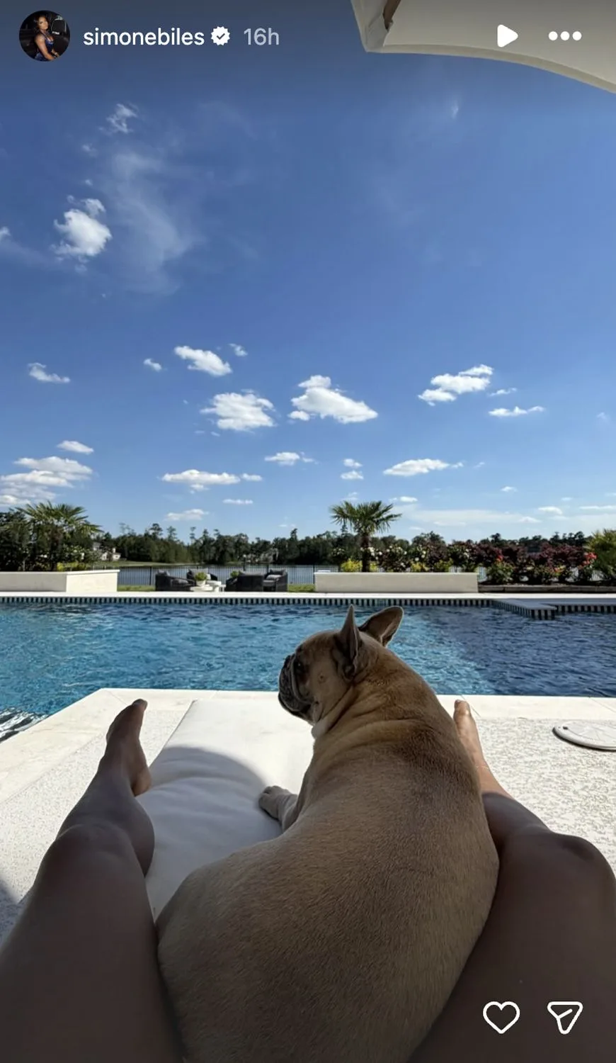 Der Pool macht ganz schön was her