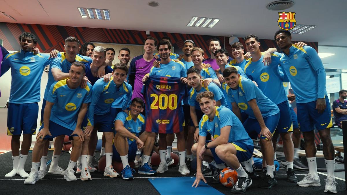 Ferran Torres reaches 200 games with FC Barcelona