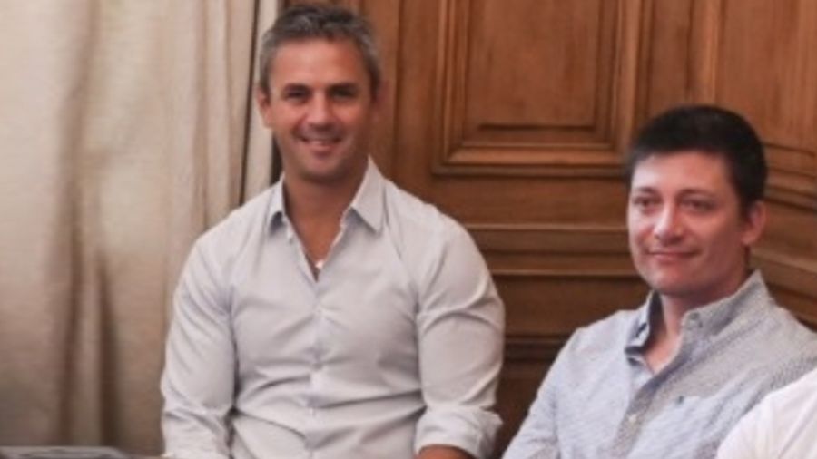 Santiago Caputo and Martin Menem
