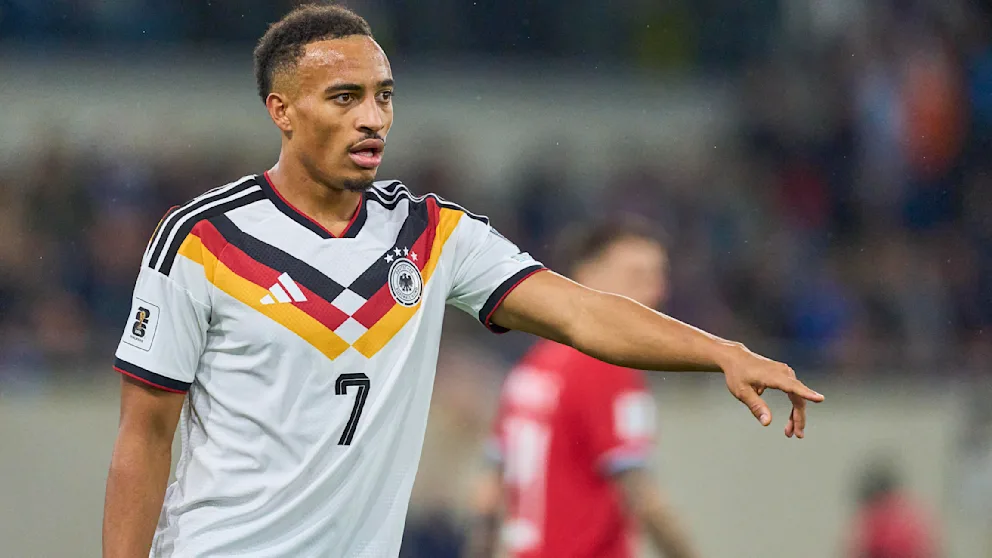 Jamie Leweling (25) debütierte im Oktober 2024 für die deutsche A-Nationalmannschaft