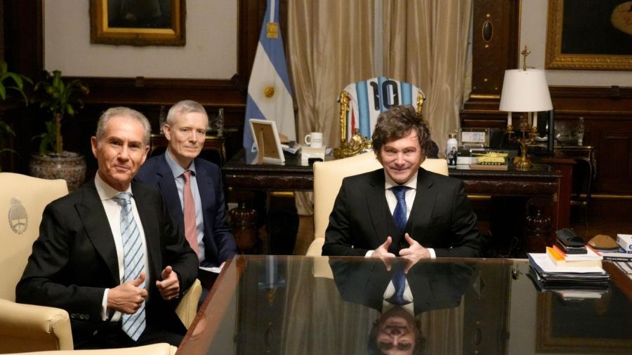 Maurice Ostro and Javier Milei