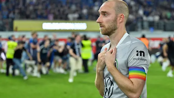Wolfsburg's Christian Eriksen