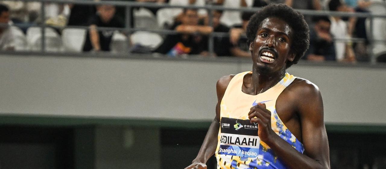 Mohamed Abdilaahi running