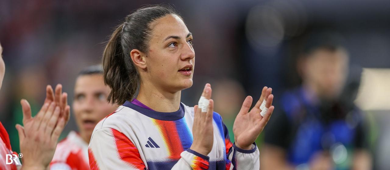 Maria Luisa Grohs after the Champions League game against FC Barcelona