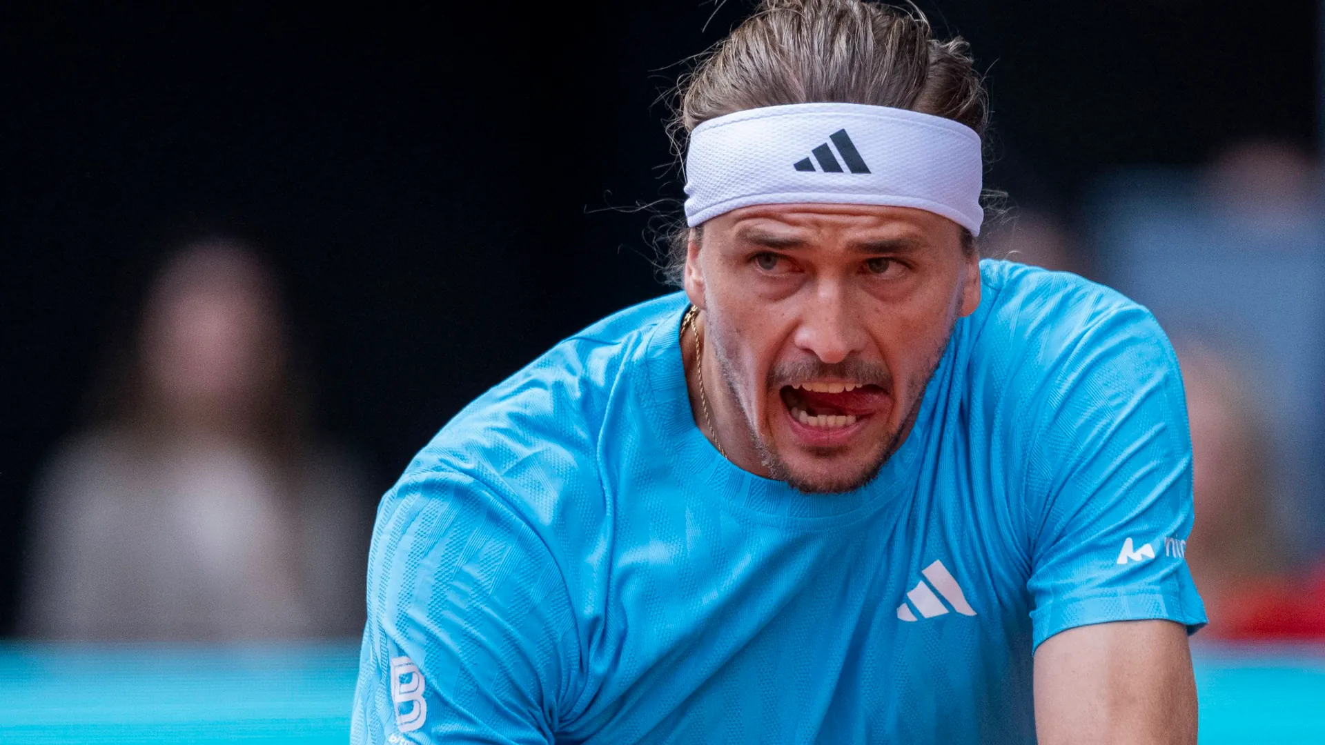 Alexander Zverev: He clearly had to admit defeat. Alexander Zverev: He clearly had to admit defeat.