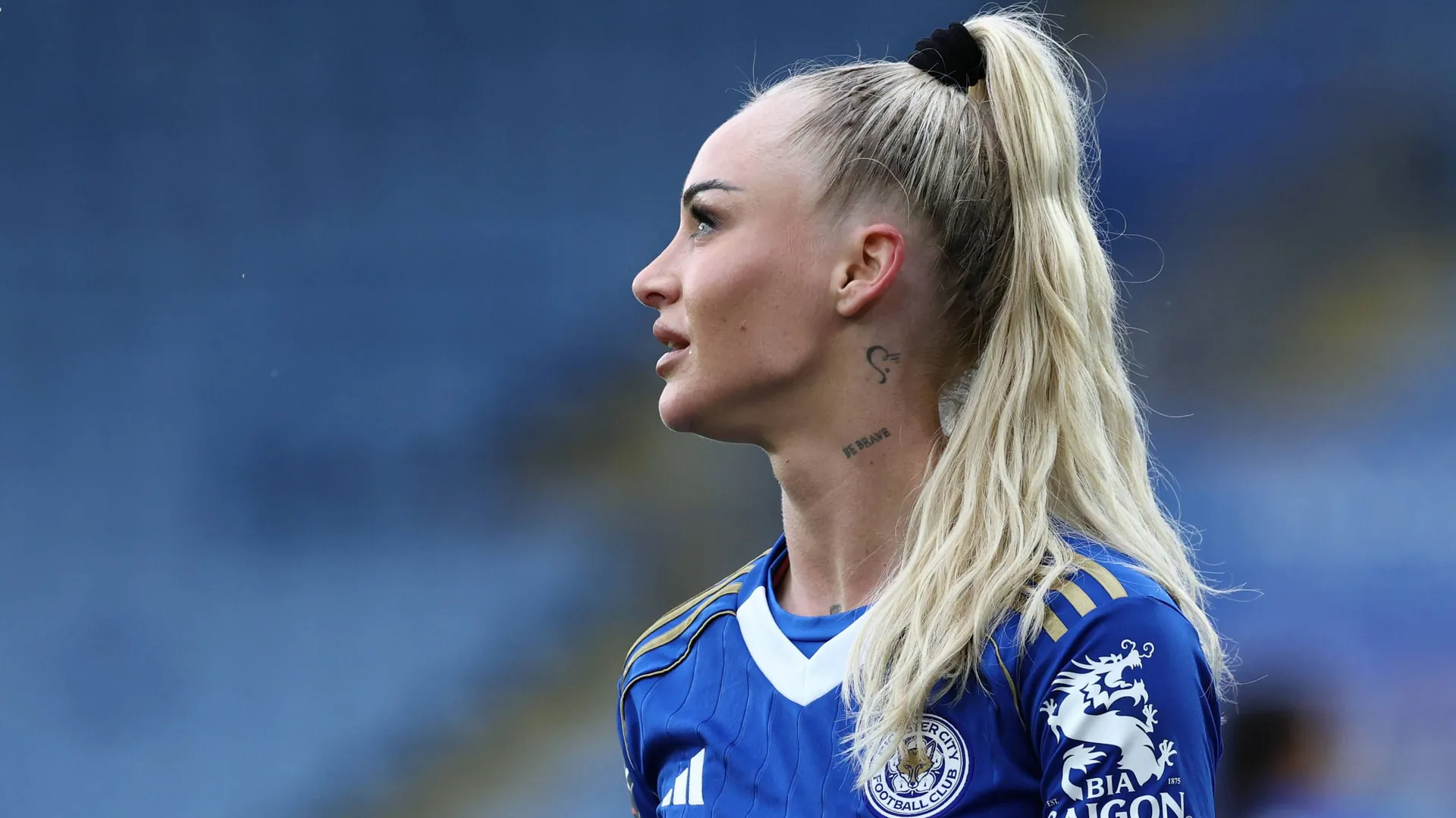 Alisha Lehmann: She came back to England in the winter. Alisha Lehmann: She came back to England in the winter.