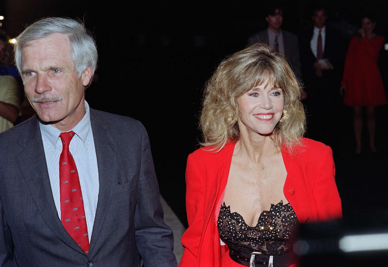 Ted Turner and Jane Fonda
