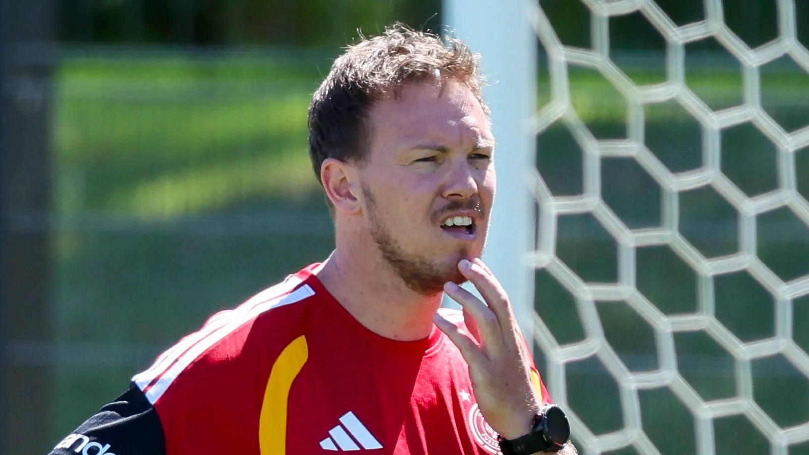 Julian Nagelsmann, here during the World Cup preparations with the DFB team: The 38-year-old has been national coach since September 2023.