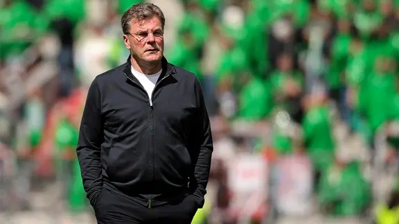 Wolfsburg's coach Dieter Hecking
