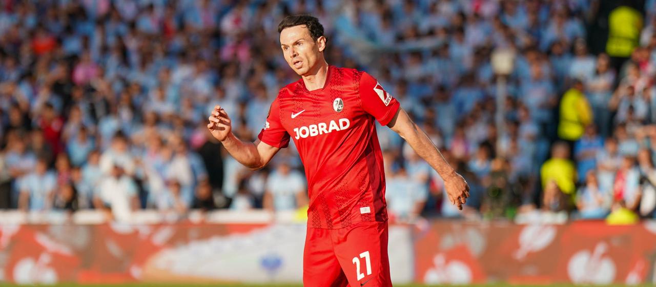 Nicolas Höfler in the game against Celta Vigo