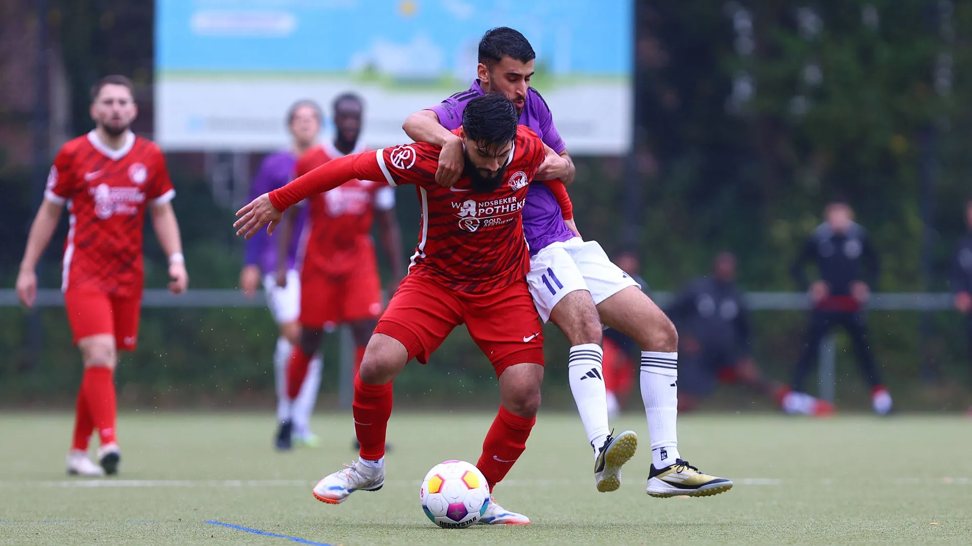 HEBC and Vorwärts-Wacker Billstedt in a duel (archive photo): For both clubs, their first victory in the Hamburg State Cup is at stake.
