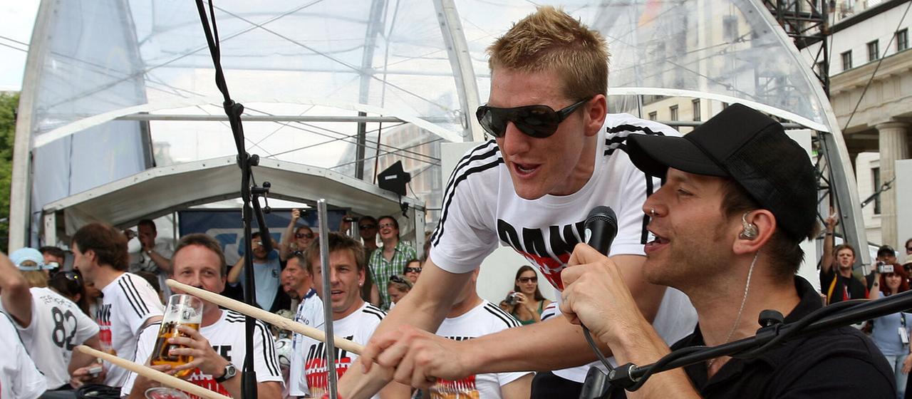 Bastian Schweinsteiger and Florian Weber