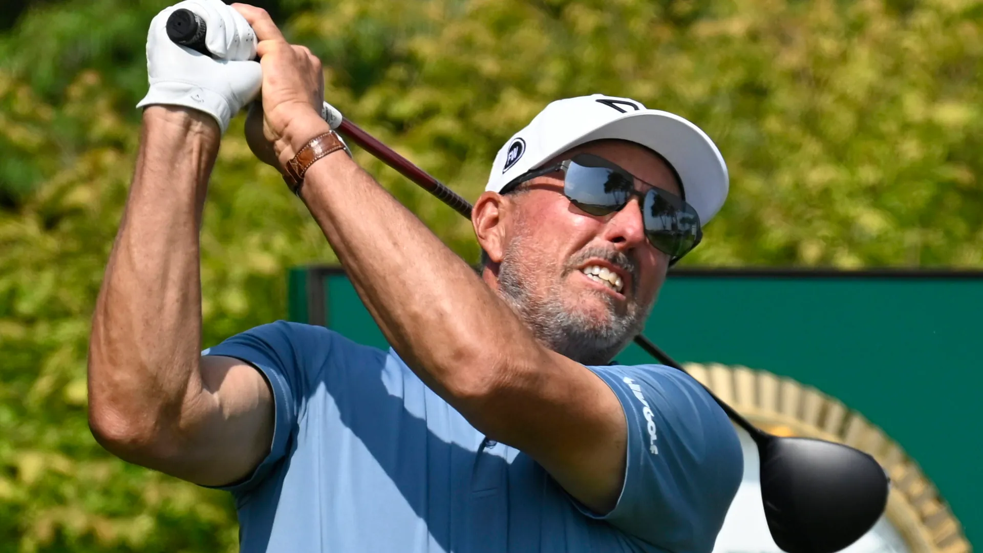 Phil Mickelson in action: He was one of the stars who switched to the LIV tour.