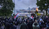 Fire caused by fireworks at the reception location in Loosdrecht where fifteen asylum seekers are housed.